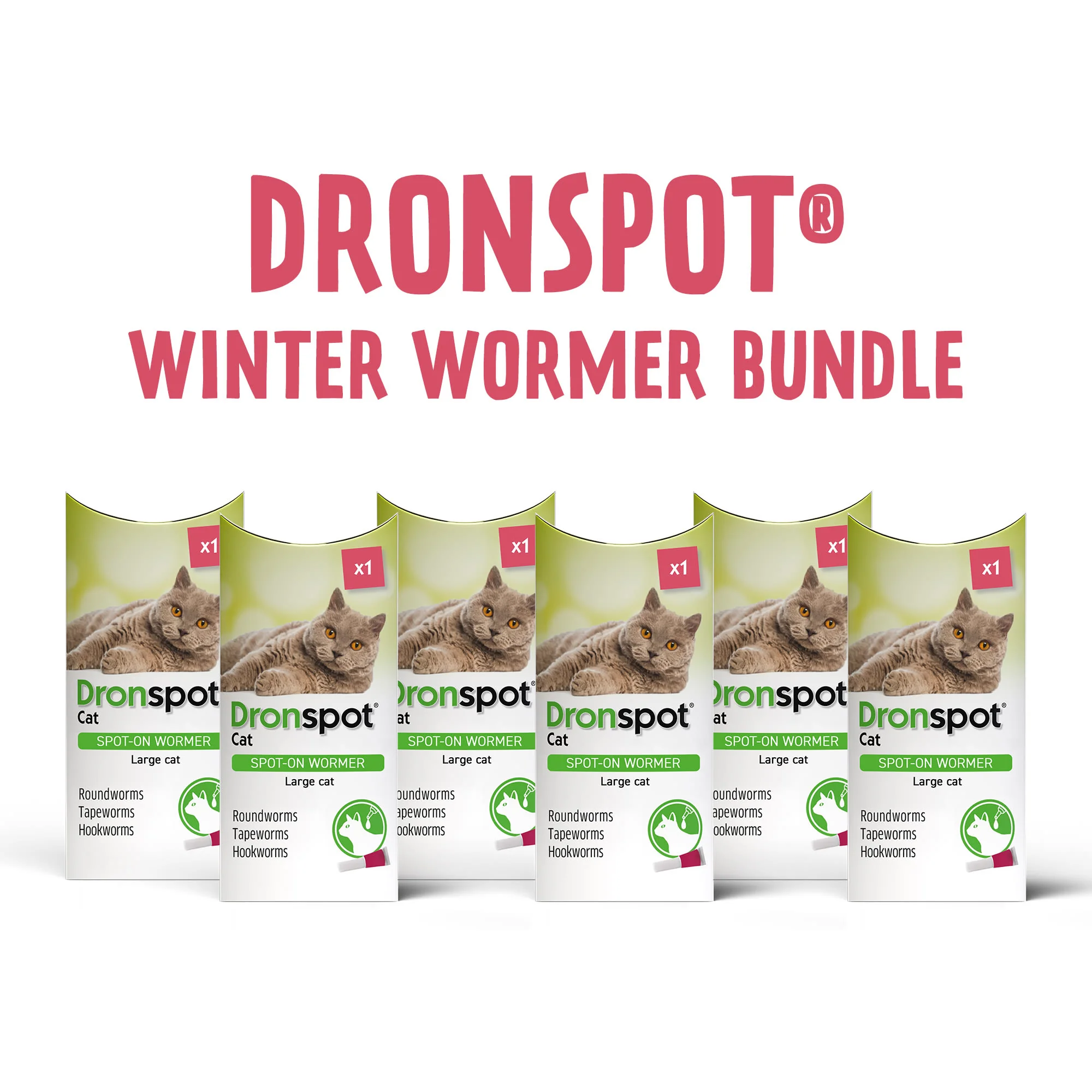 6x Dronspot Spot On Worming Solution for Large Cats (5-8kg) - Image 8