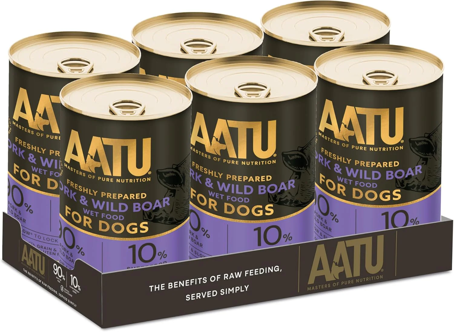 AATU Wild Boar & Pork Wet Dog Food