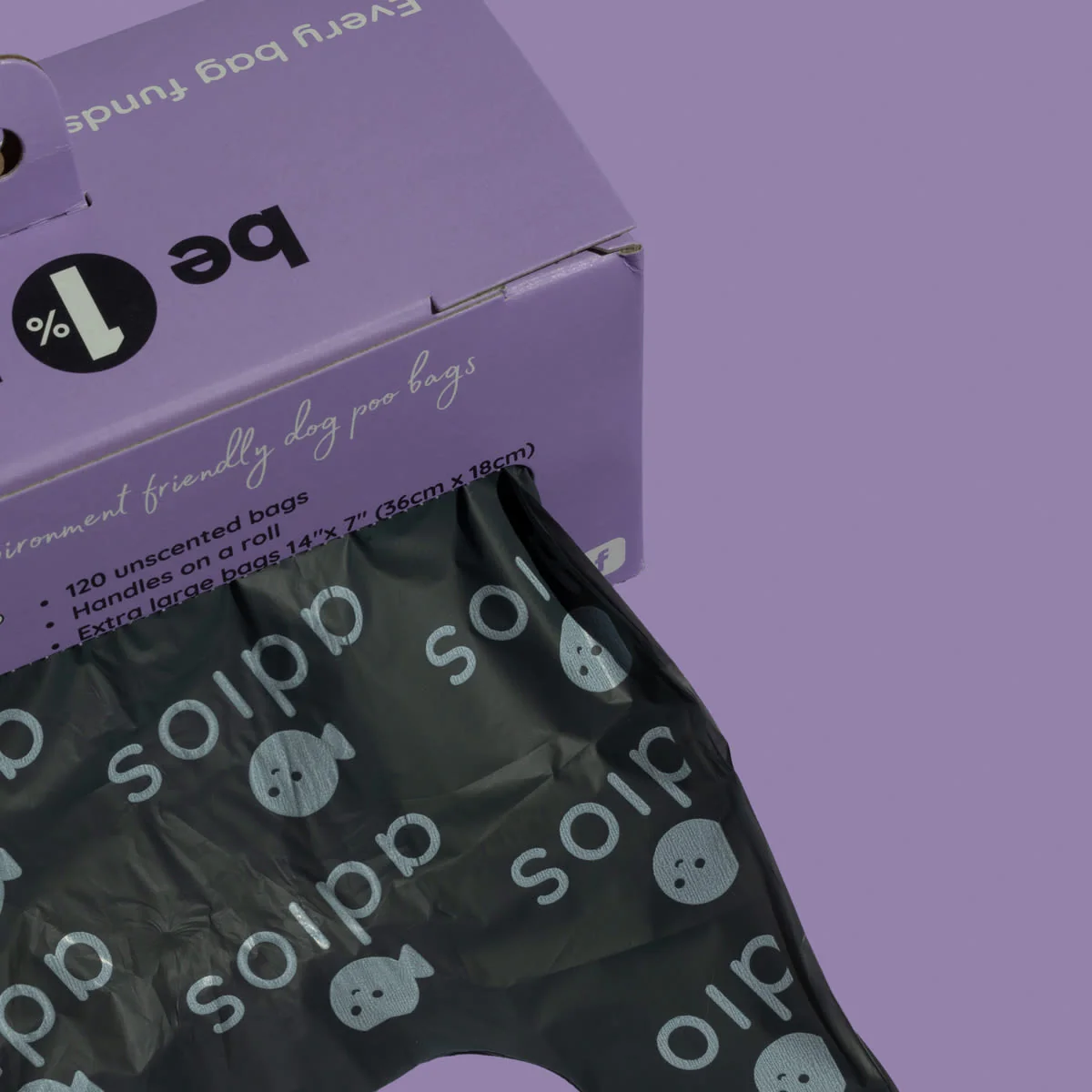 Adios Plastic Compostable Grey Non Handle Poo Bags - Image 10