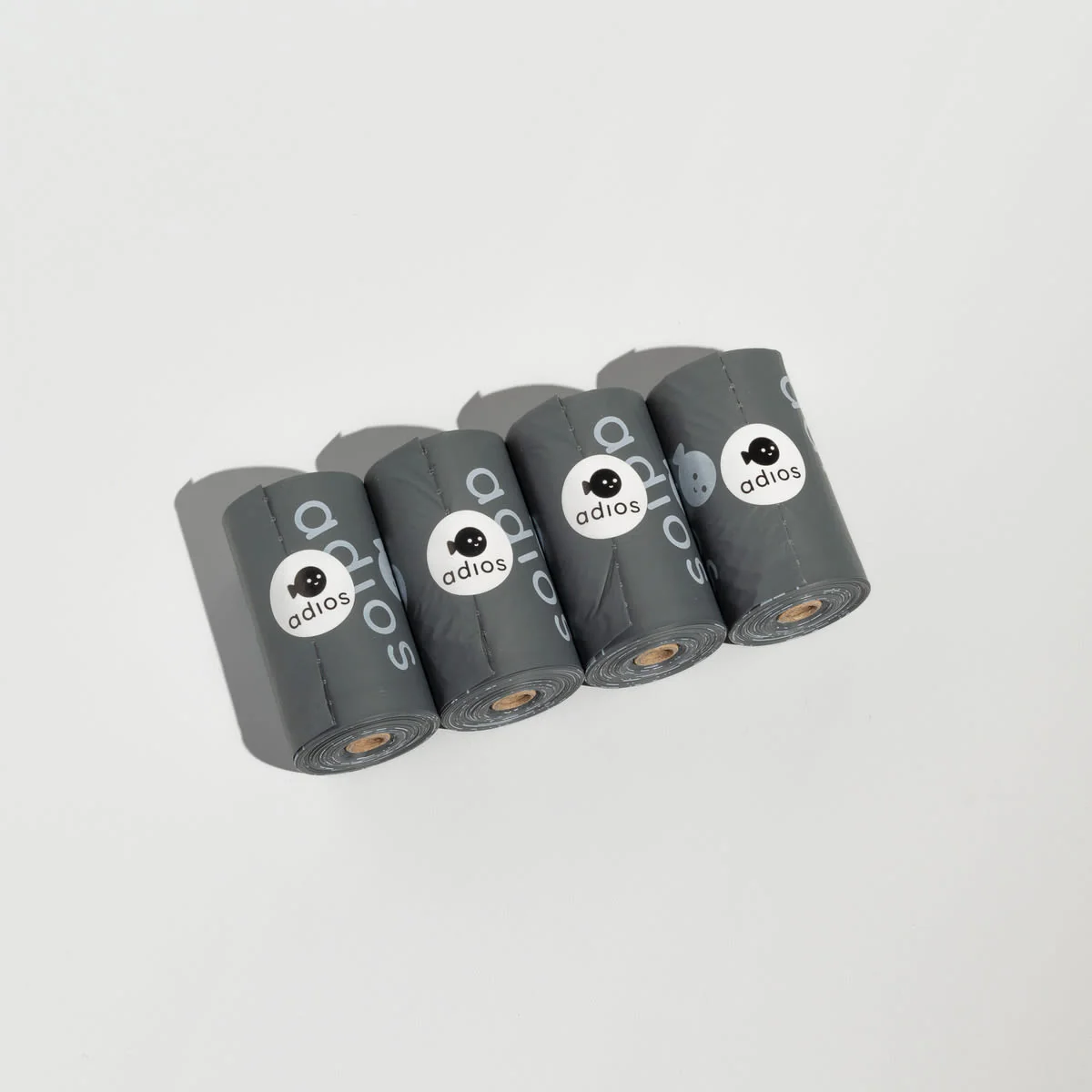 Adios Plastic Compostable Grey Non Handle Poo Bags - Image 4
