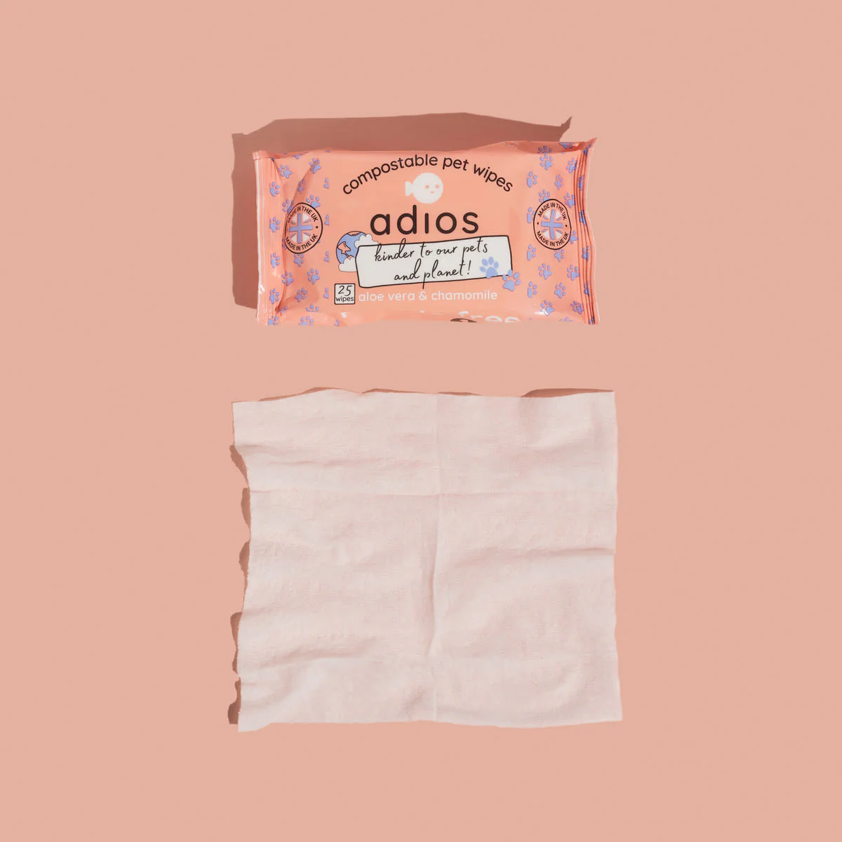 Adios Plastic Compostable Pet Wipes - Image 5