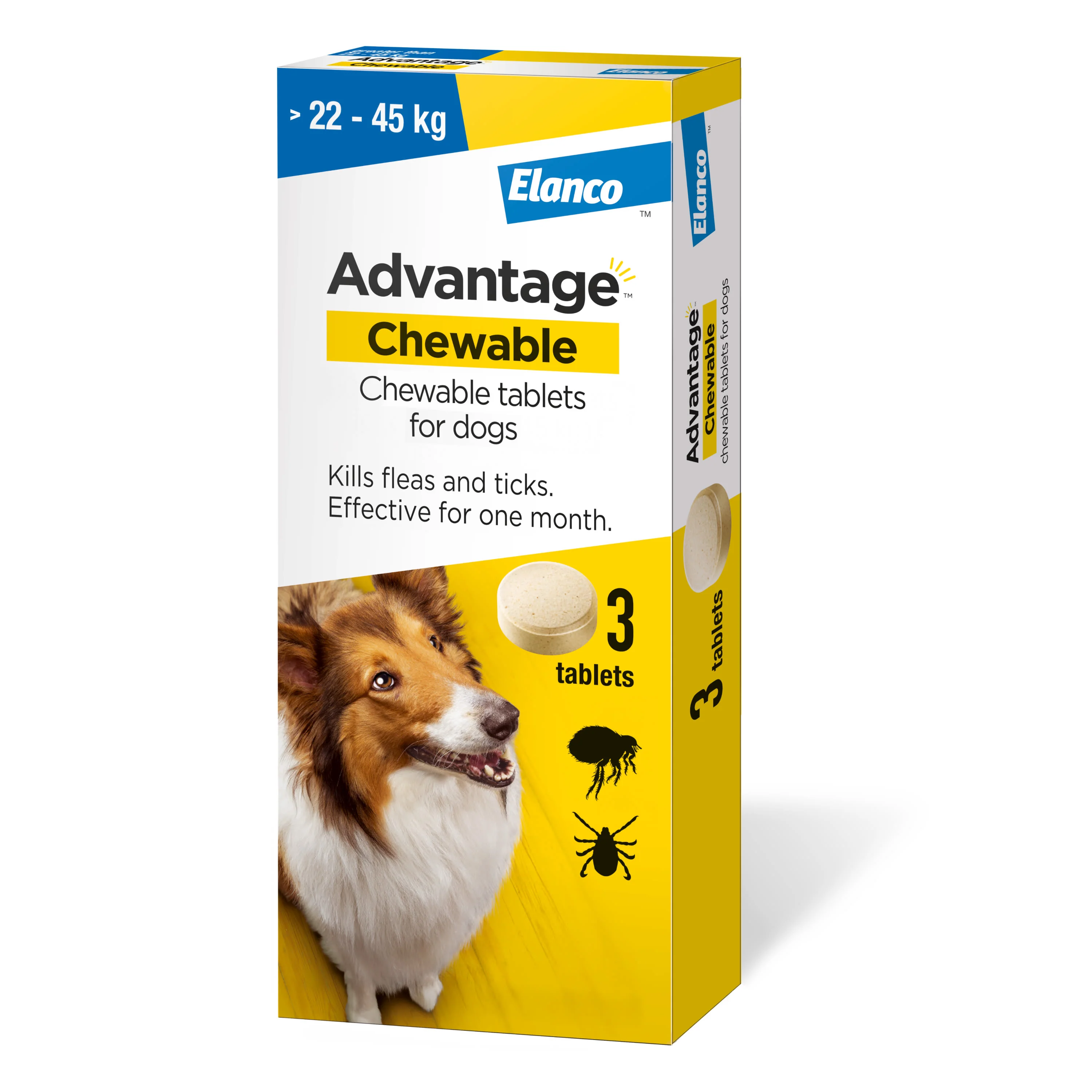 Advantage Chewable Flea and Tick Protection for Dogs - 3 Pack - Image 5