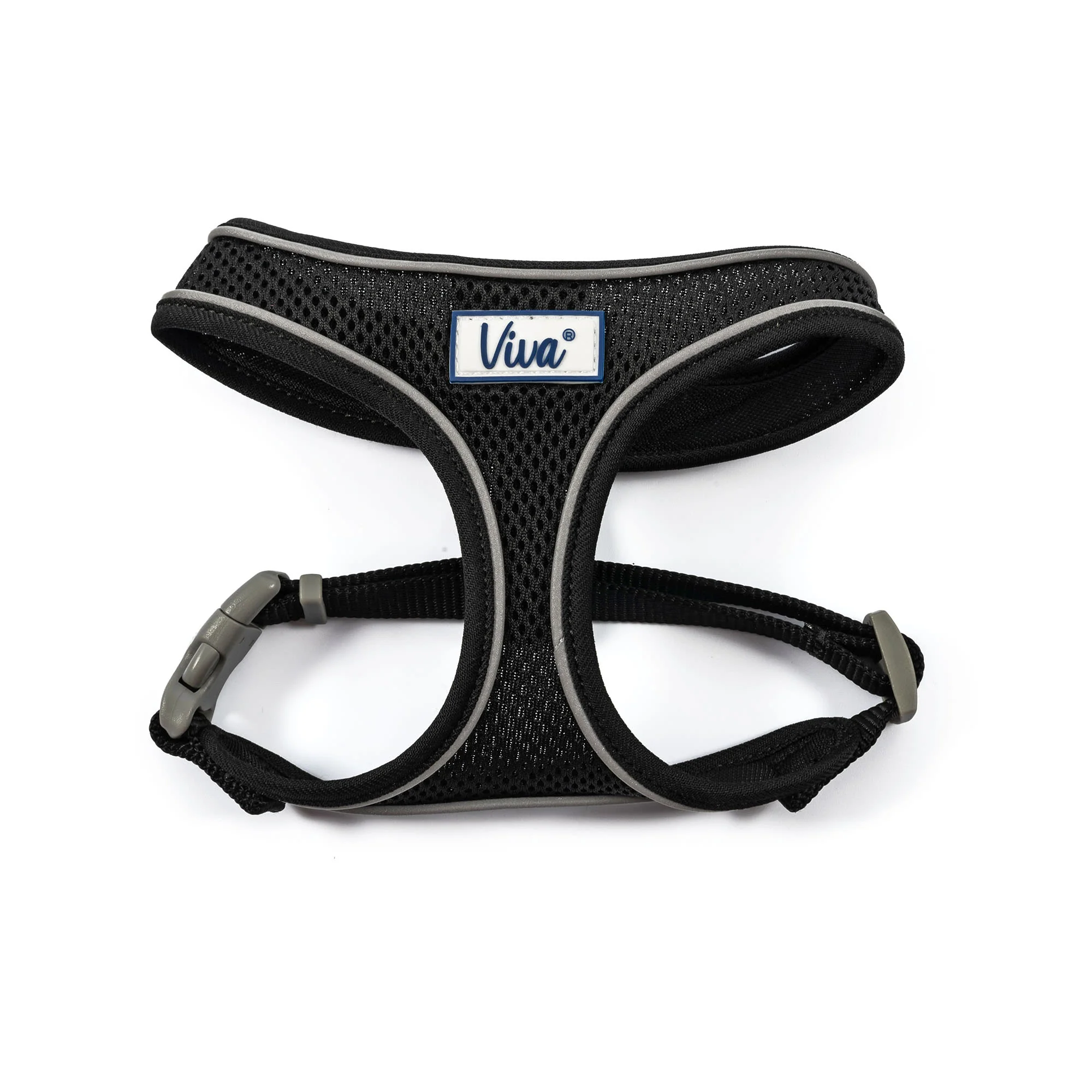 Ancol Viva Nylon Comfort Mesh Dog Harness - Black