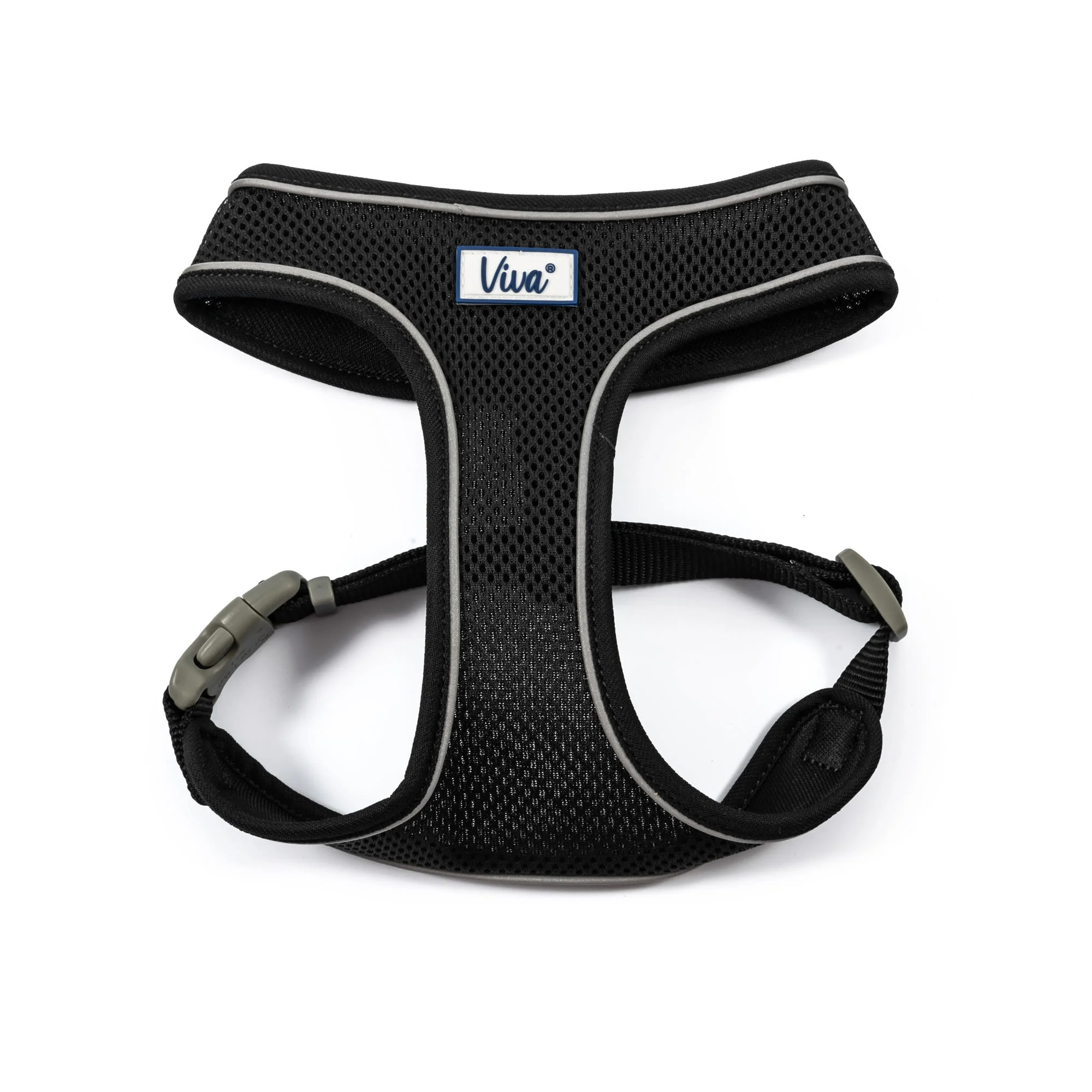 Ancol Viva Nylon Comfort Mesh Dog Harness - Black - Image 2