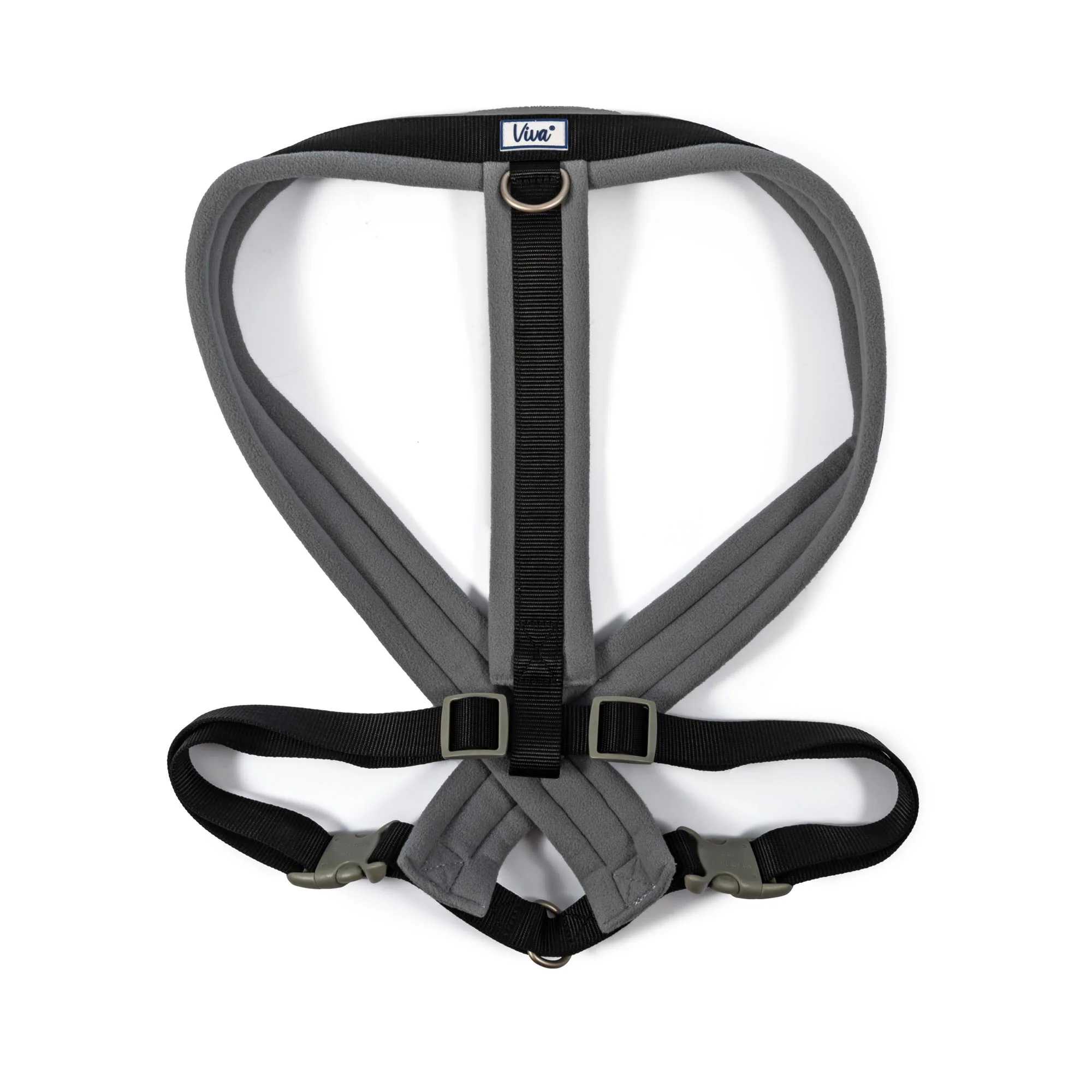 Ancol Viva Nylon Padded Dog Harness - Black - Image 2
