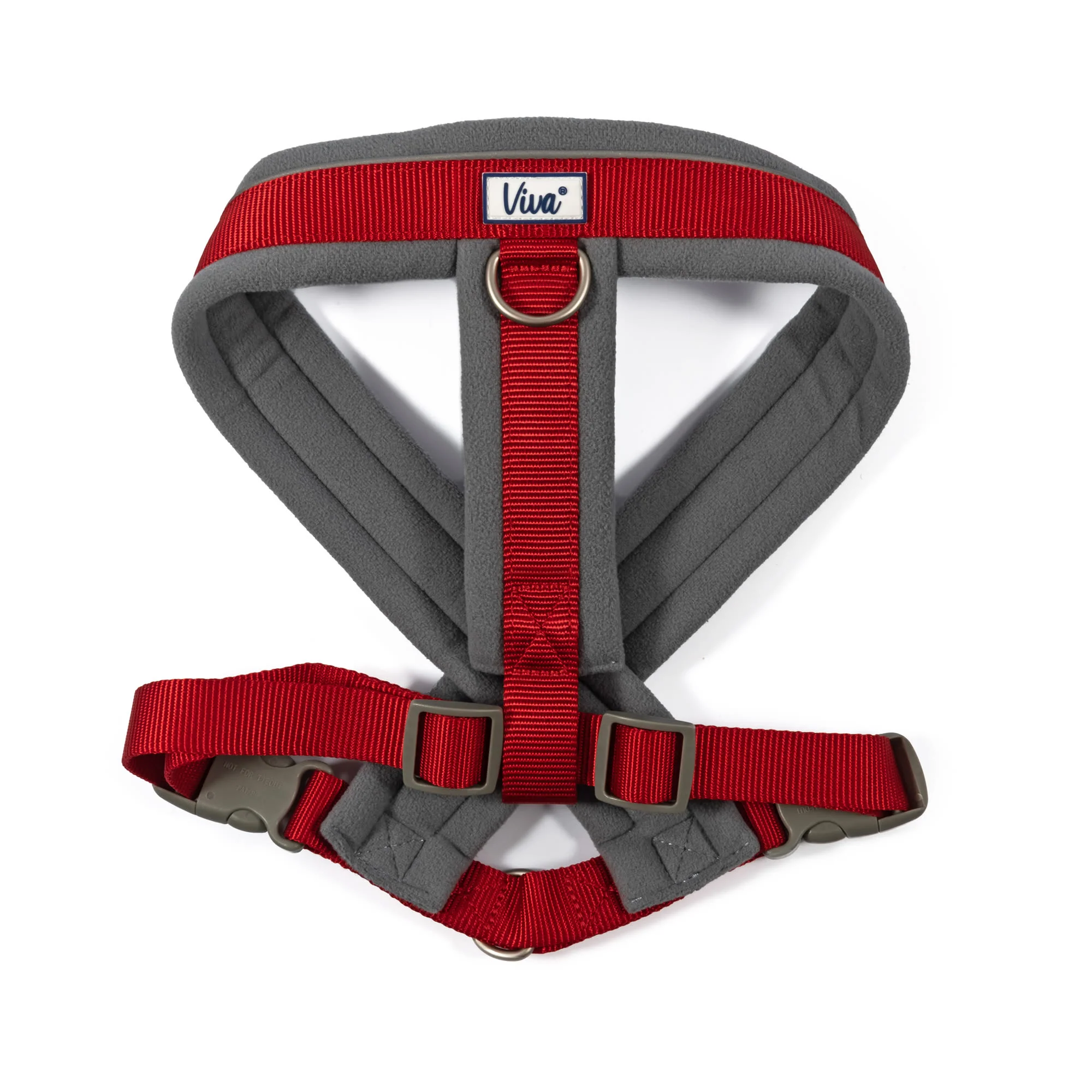 Ancol Viva Nylon Padded Dog Harness - Red - Image 3