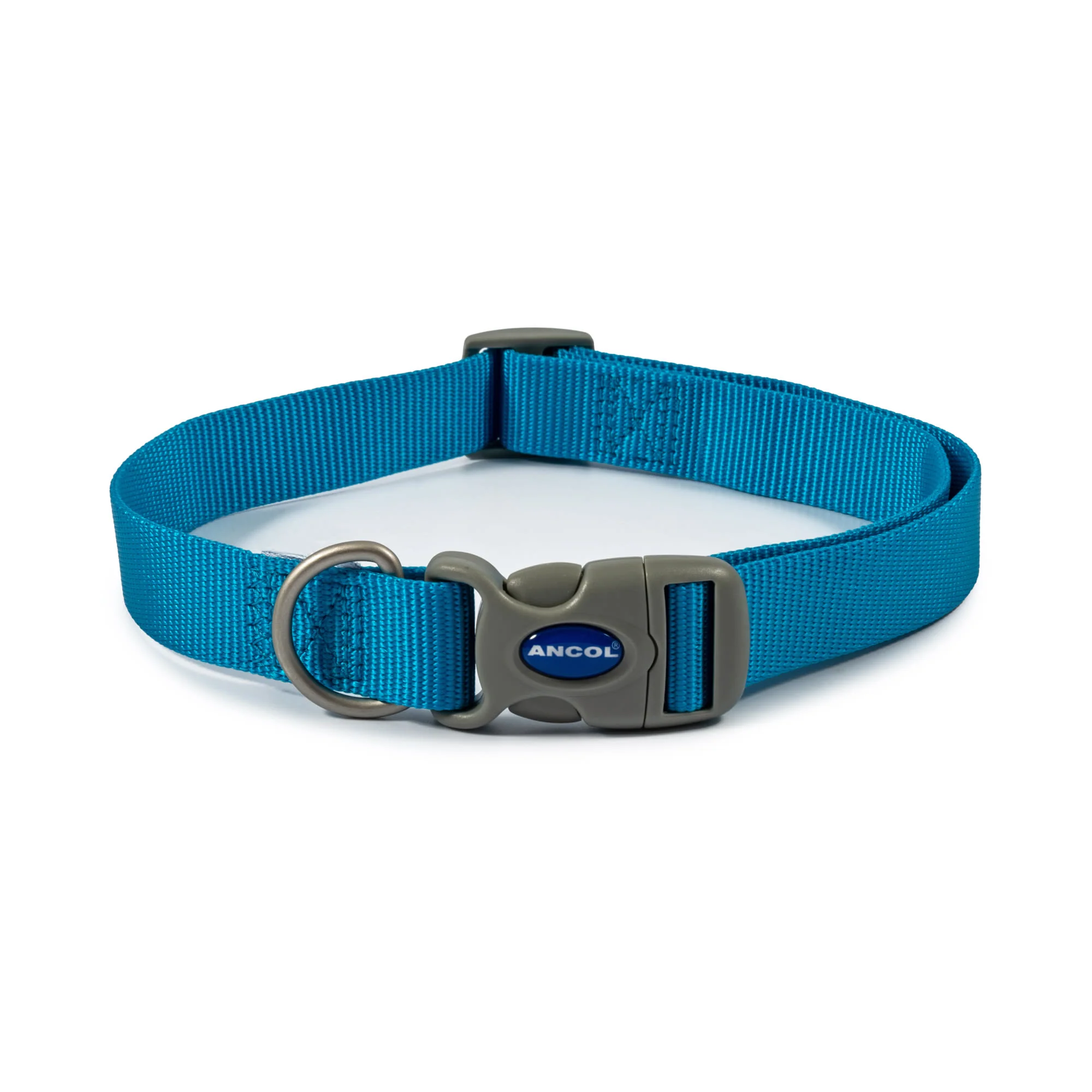 Ancol Viva Nylon Quick Fit Adjustable Dog Collar - Blue - Image 2