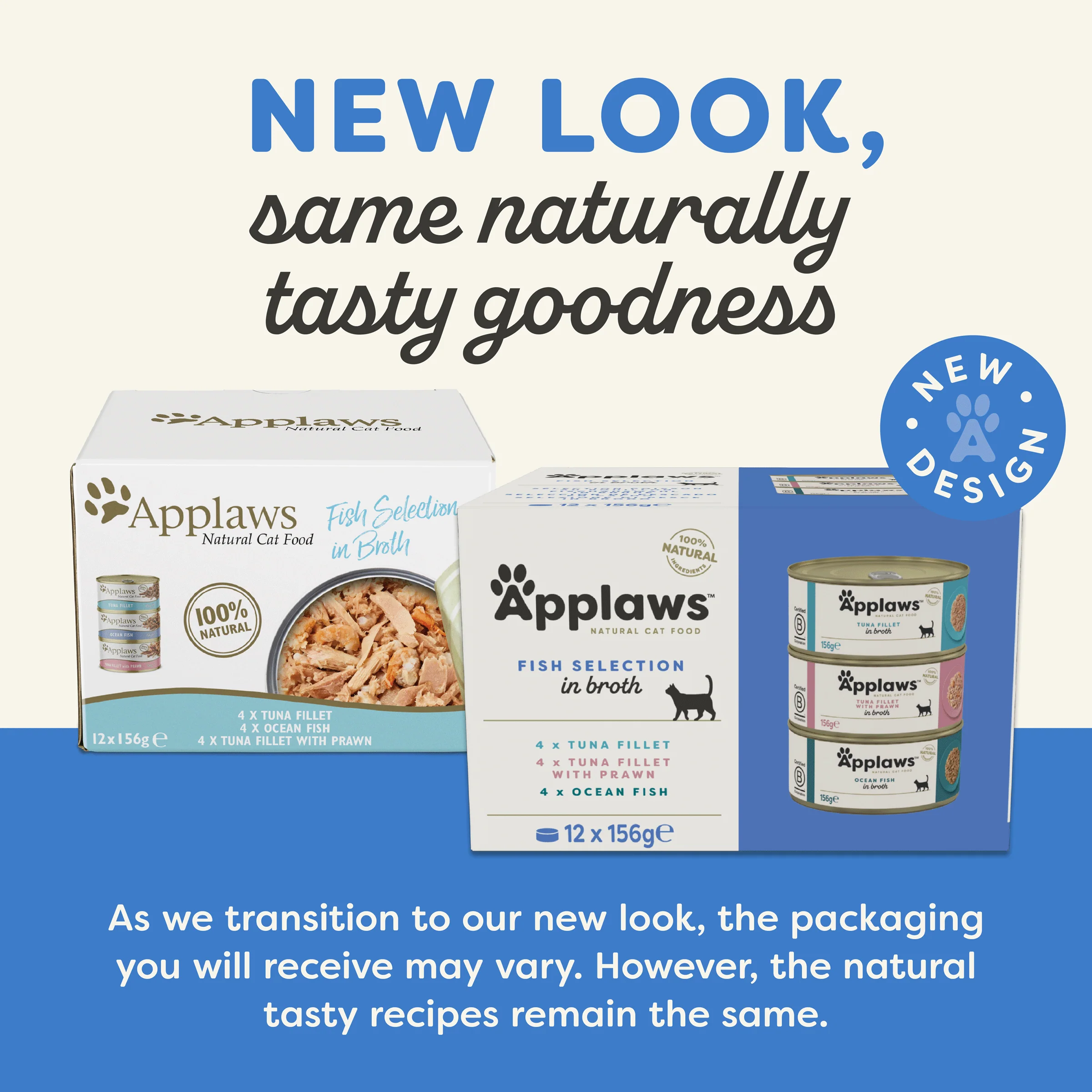 Applaws Cat Tin 12 x 156g Fish Selection in Broth - Image 2