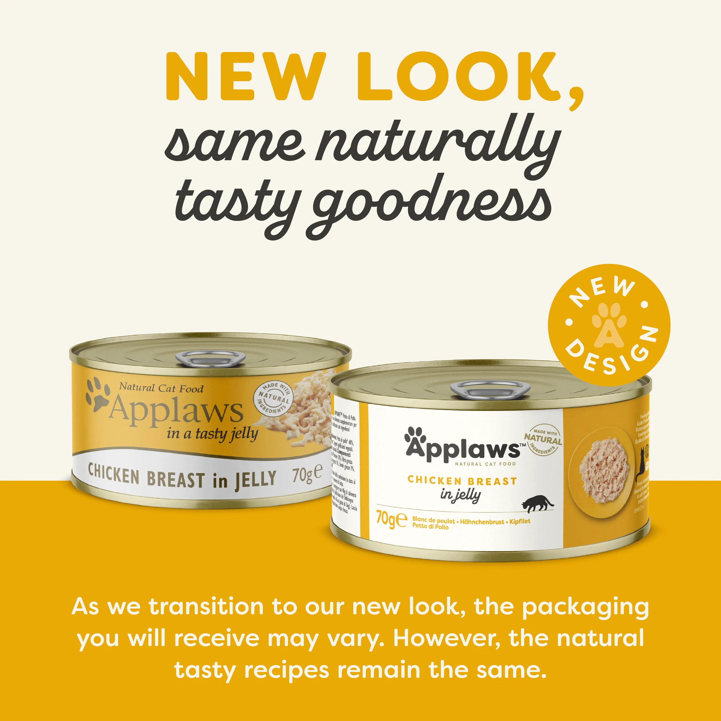 Applaws Cat Tin 1x(24x70g) Chicken Breast in Jelly - Image 2