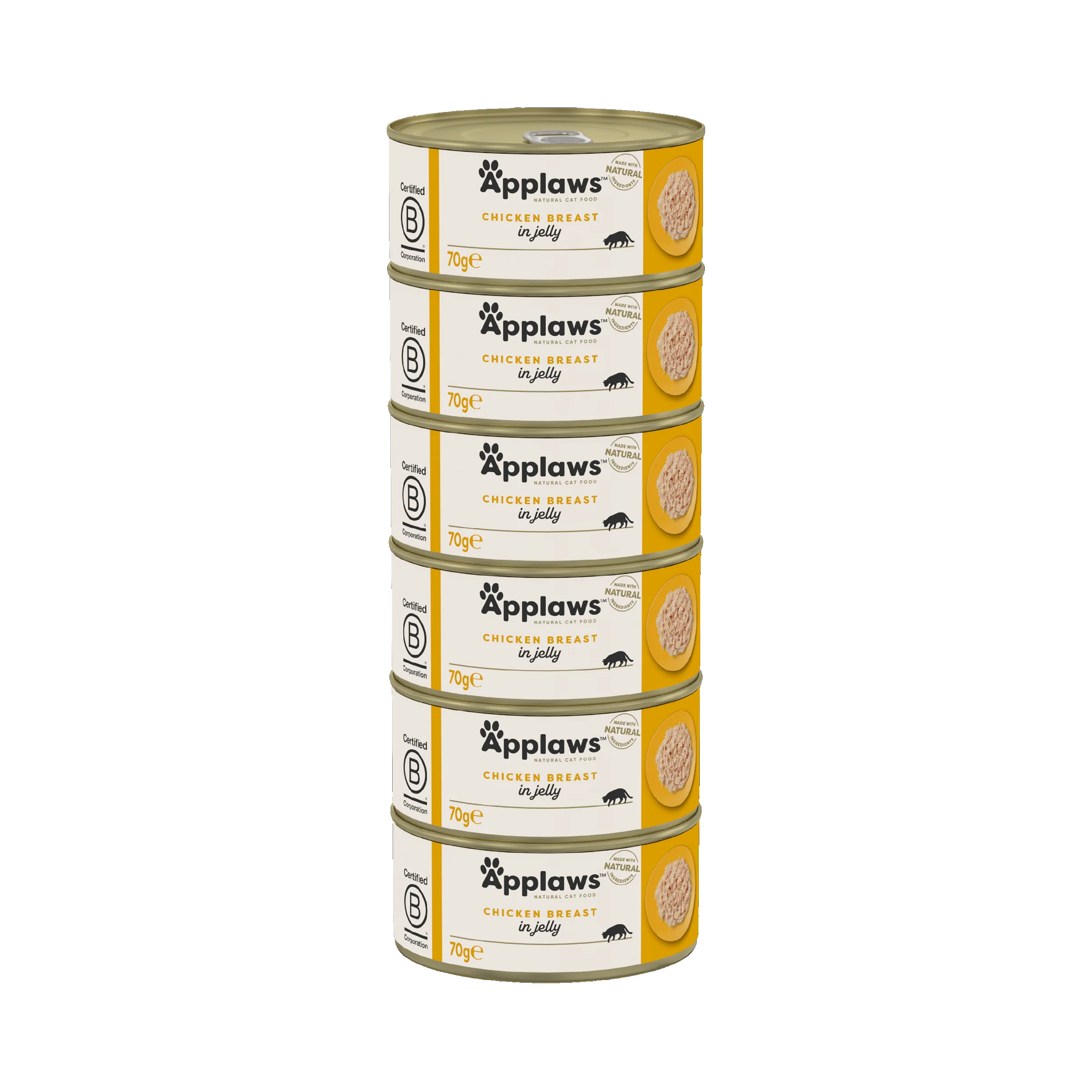 Applaws Cat Tin 1x(24x70g) Chicken Breast in Jelly - Image 5