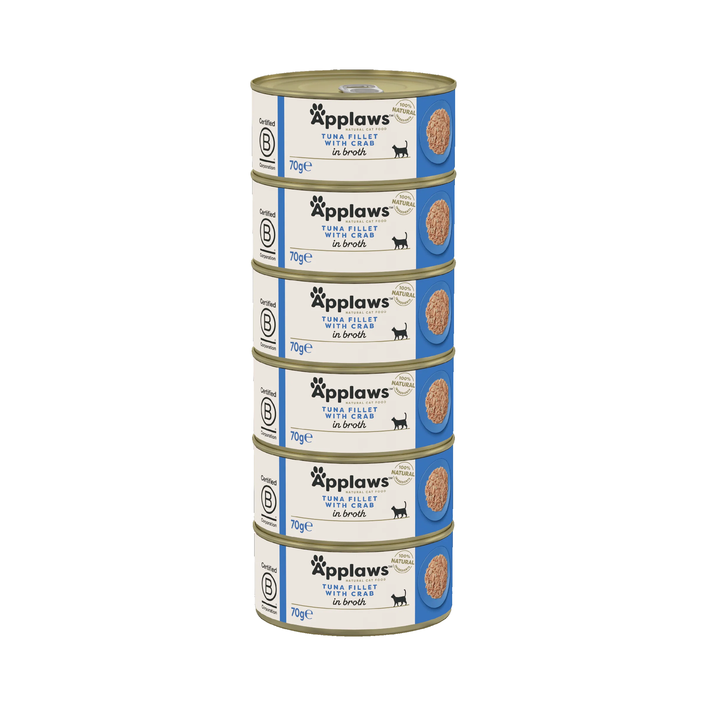 Applaws Cat Tin 70g Tuna with Crab - Image 4