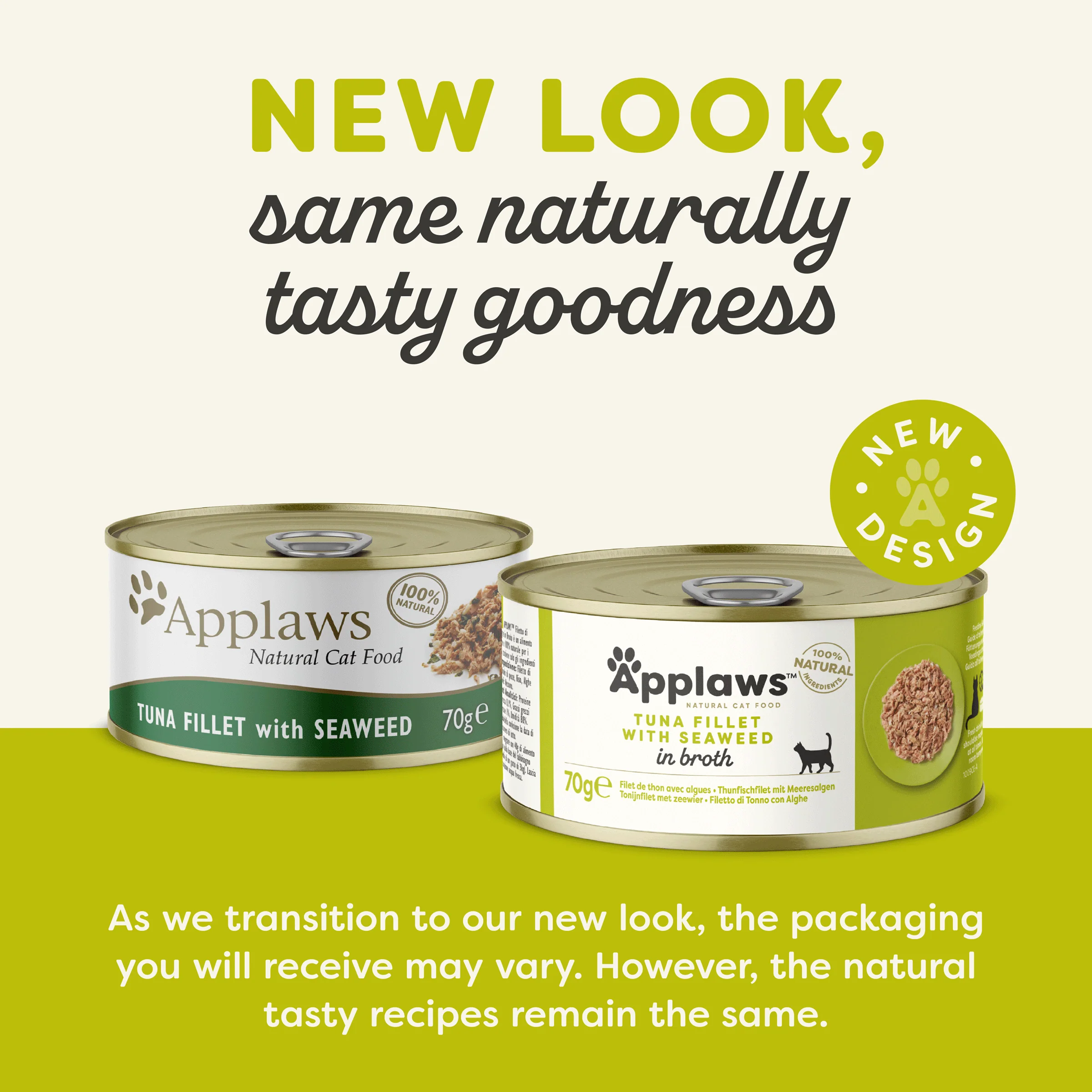 Applaws Cat Tin 70g Tuna with Seaweed - Image 2