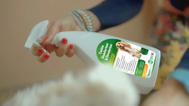 Aqueos Canine Disinfect Deodoriser Spray Fragranced - Image 2