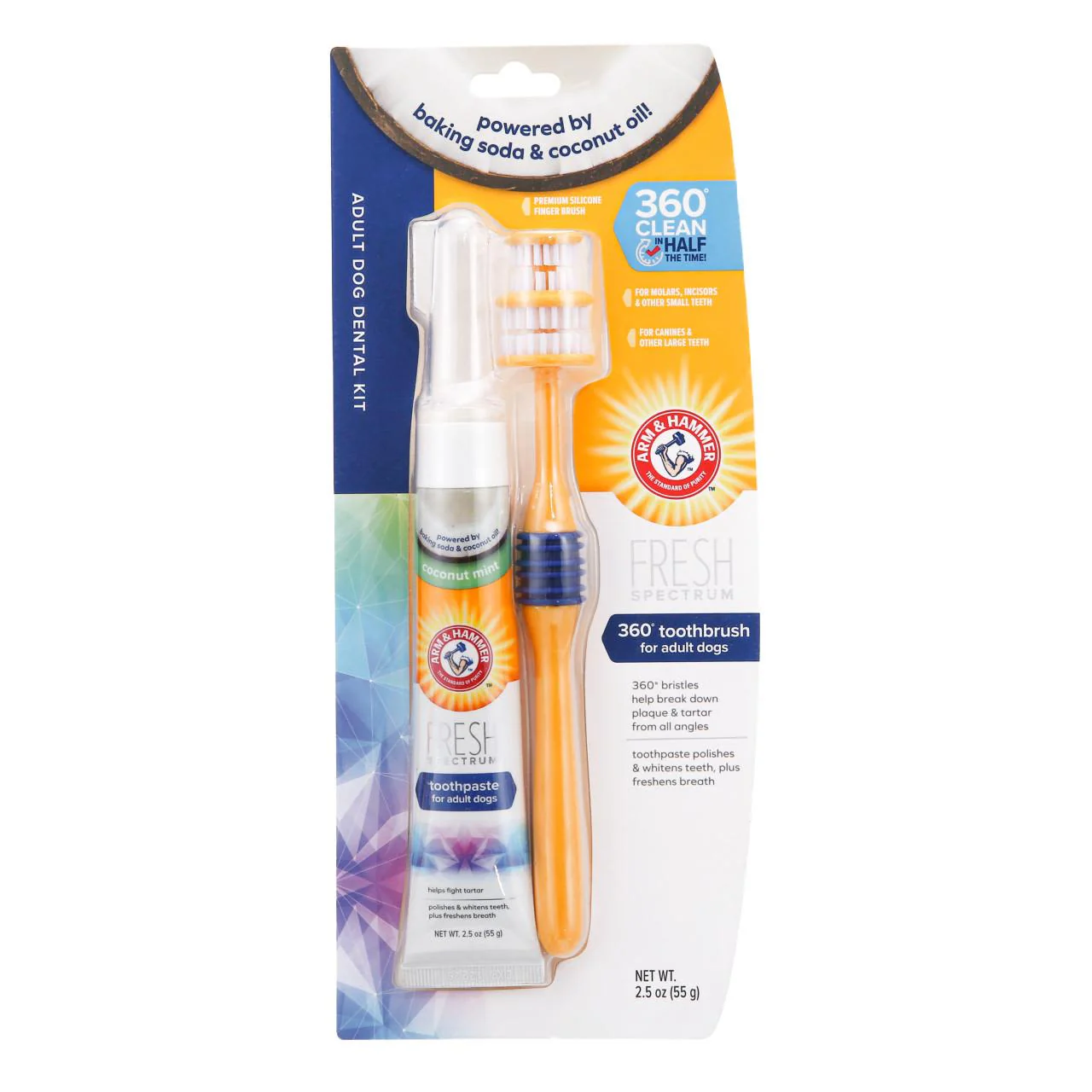 Arm & Hammer Fresh Coconut Dental Kit Dog - Image 2