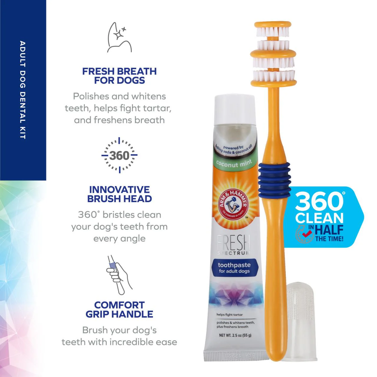 Arm & Hammer Fresh Coconut Dental Kit Dog - Image 4