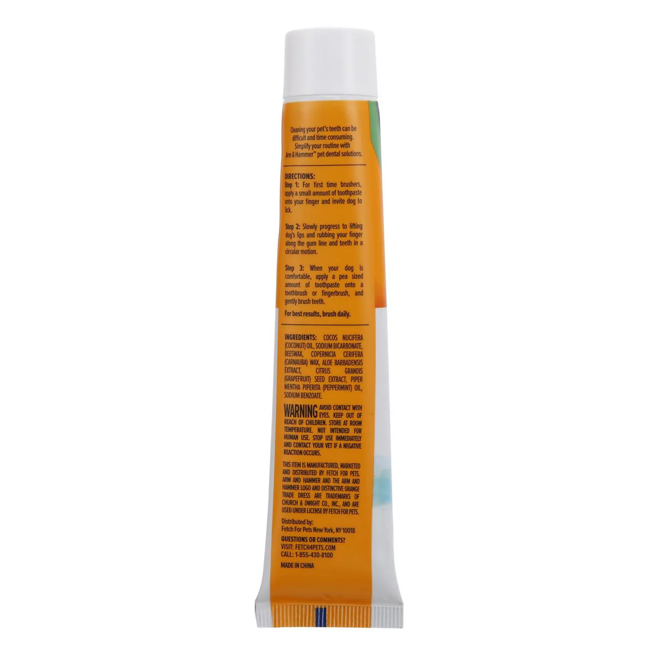 Arm & Hammer Fresh Coconut Mint Toothpaste Puppy - Image 2