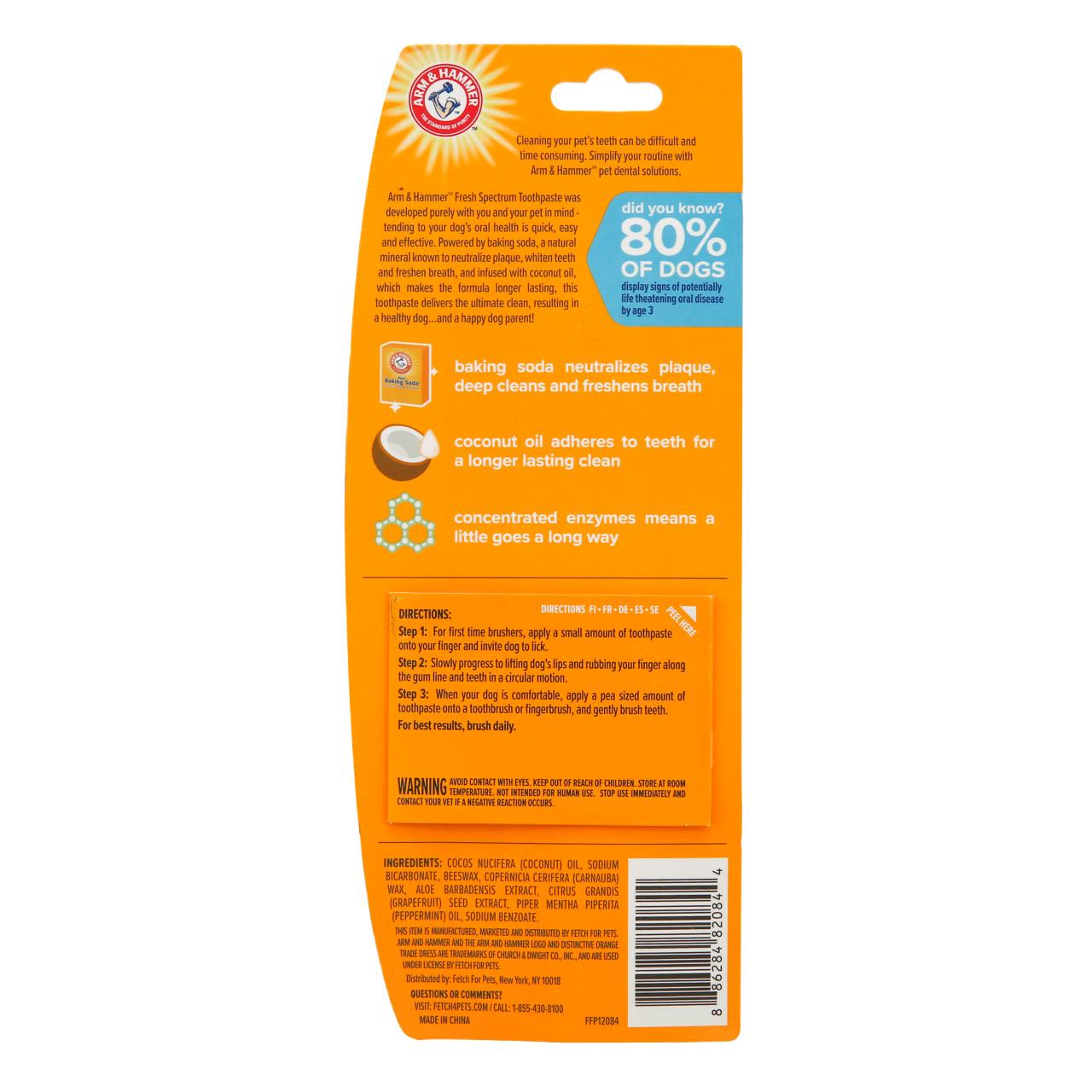 Arm & Hammer Fresh Coconut Mint Toothpaste Puppy - Image 4