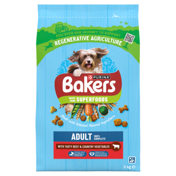 Bakers Adult Dry Dog Food with Beef and Vegetable - Image 3