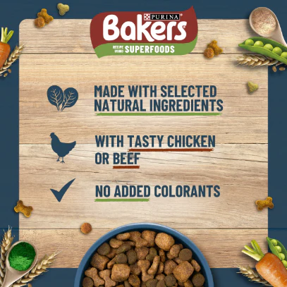 Bakers Adult Dry Dog Food with Beef and Vegetable - Image 4