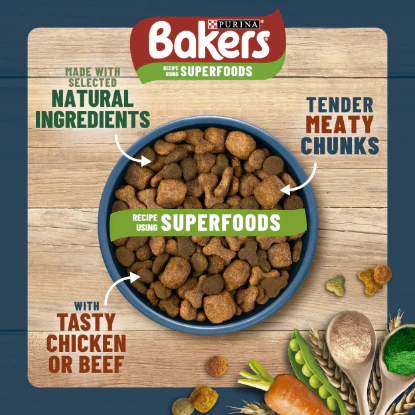 Bakers Adult Dry Dog Food with Chicken and Vegetable - Image 4