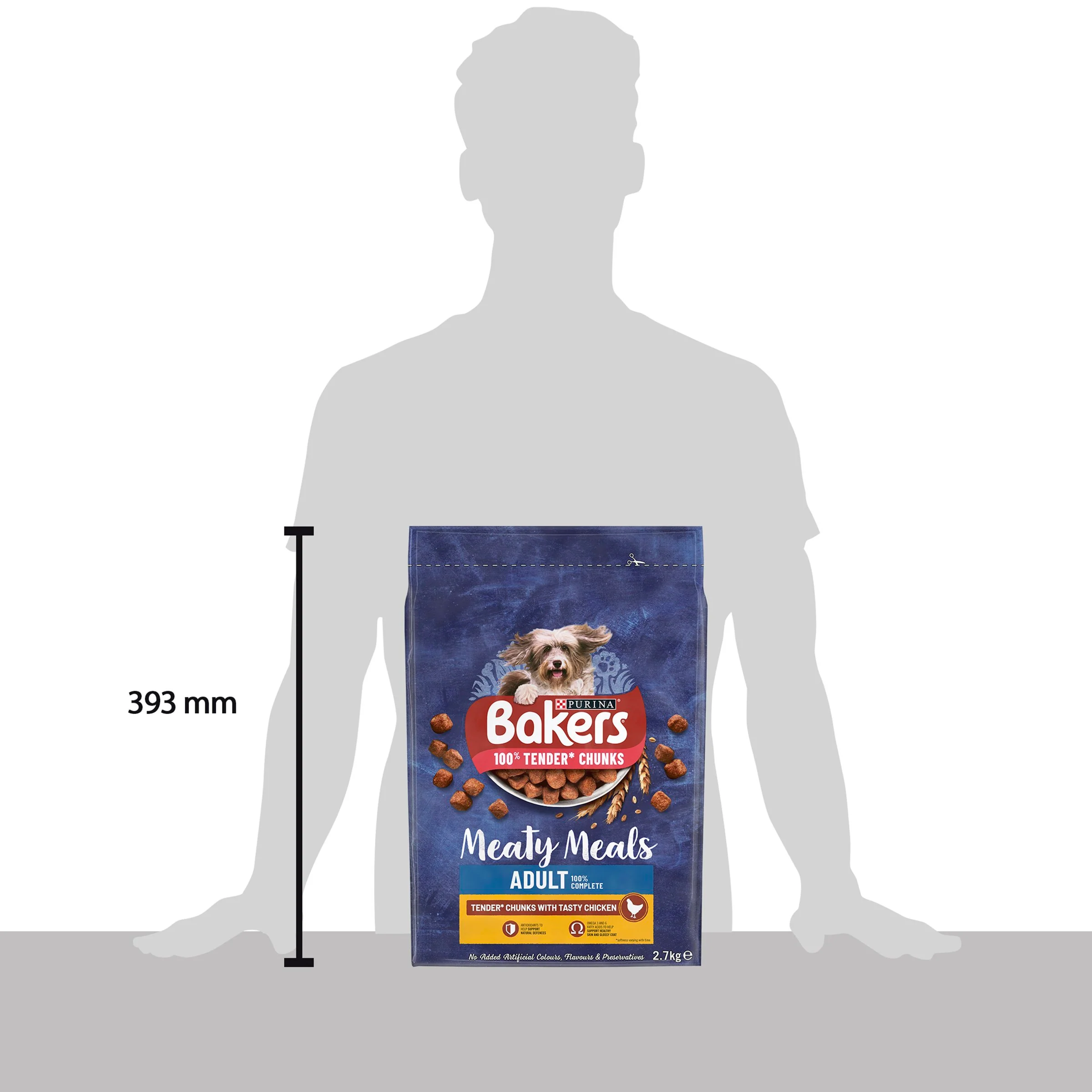 Bakers Meaty Meals Chicken Adult Dry Dog Food - Image 8