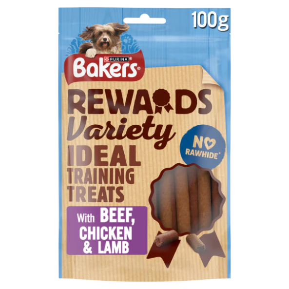 Bakers Rewards Mixed Variety Dog Treats with Beef, Chicken & Lamb