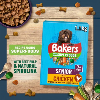 Bakers Senior Dry Dog Food with Chicken and Vegetable - Image 5