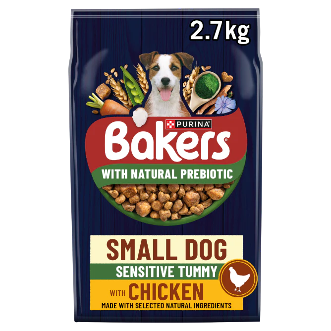 Bakers Small Dry Dog Food Sensitive Tummy with Chicken