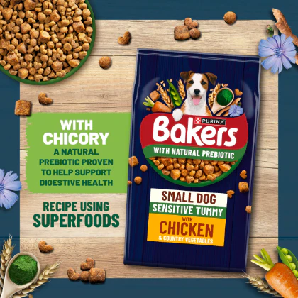 Bakers Small Dry Dog Food Sensitive Tummy with Chicken - Image 4