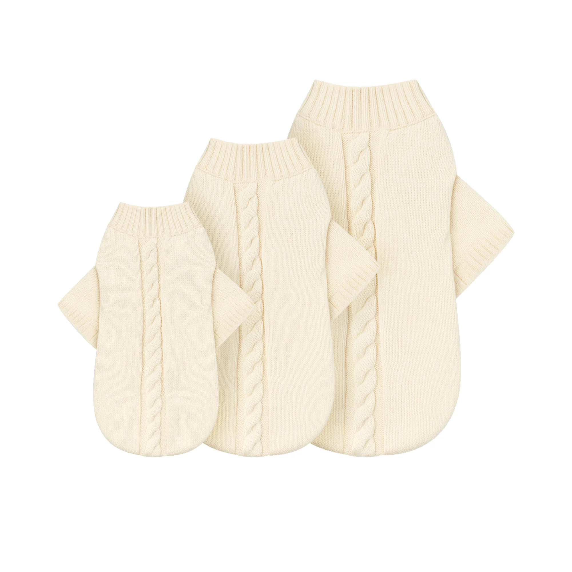 Banbury & Co Knitted Dog Ivory Jumper - Image 3