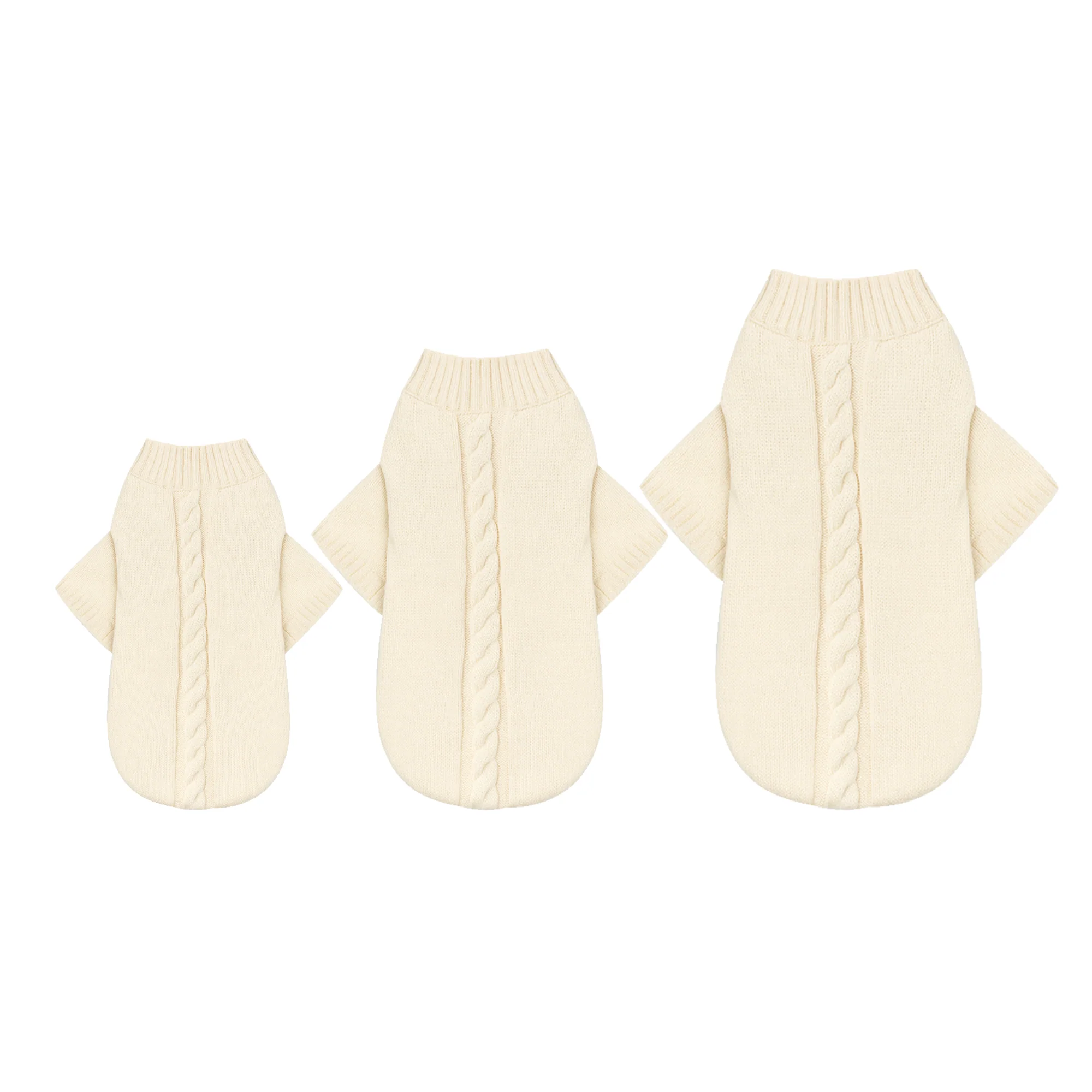 Banbury & Co Knitted Dog Ivory Jumper - Image 4