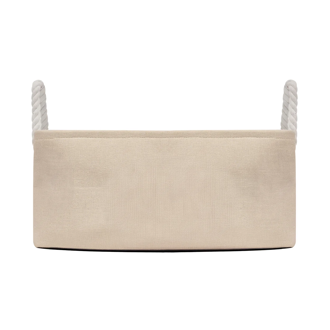 Banbury & Co Rural Retreats Almond Canvas Storage Basket - Image 3