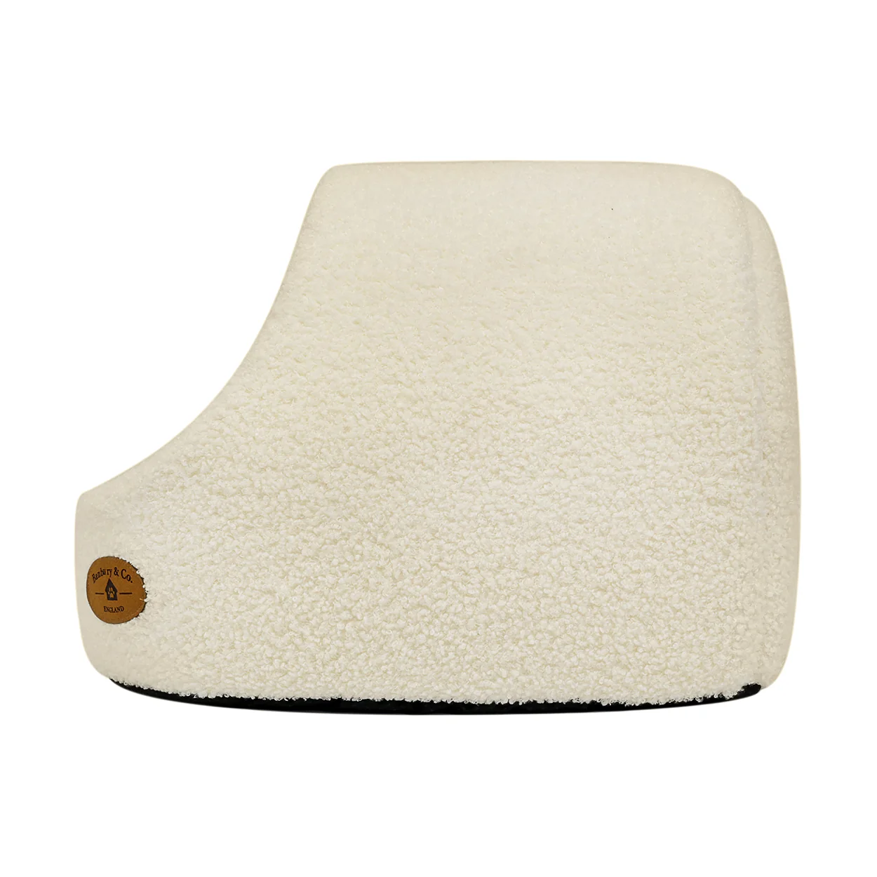 Banbury & Co Rural Retreats Almond Teddy Boucle Igloo Cat Bed - Image 3