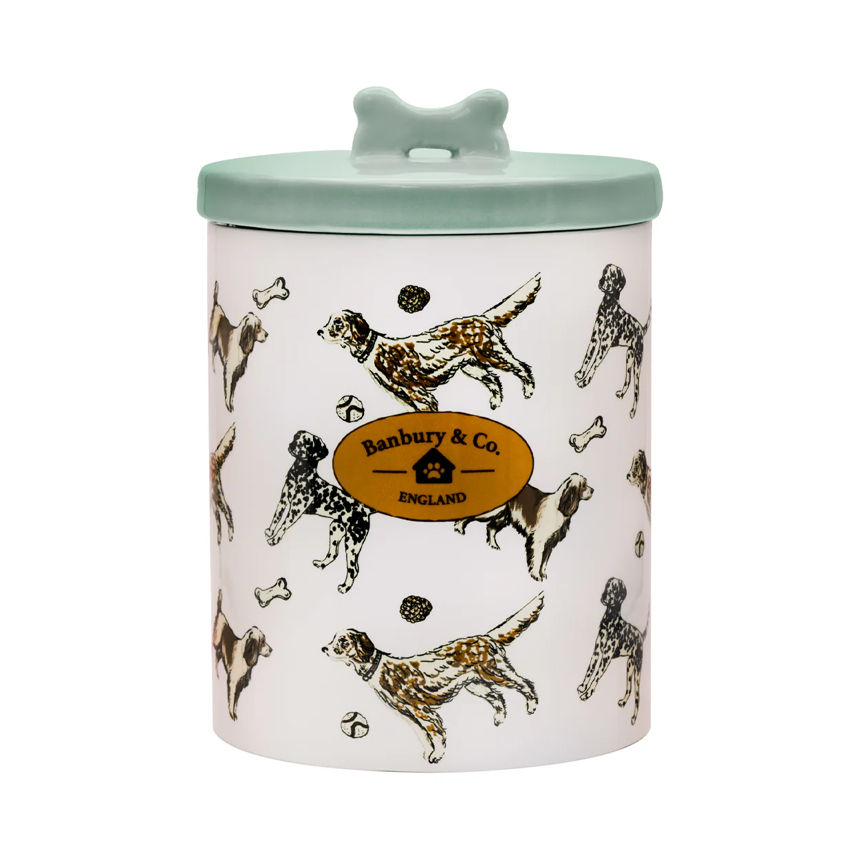 Banbury & Co Rural Retreats Ceramic Pet Treat Jar