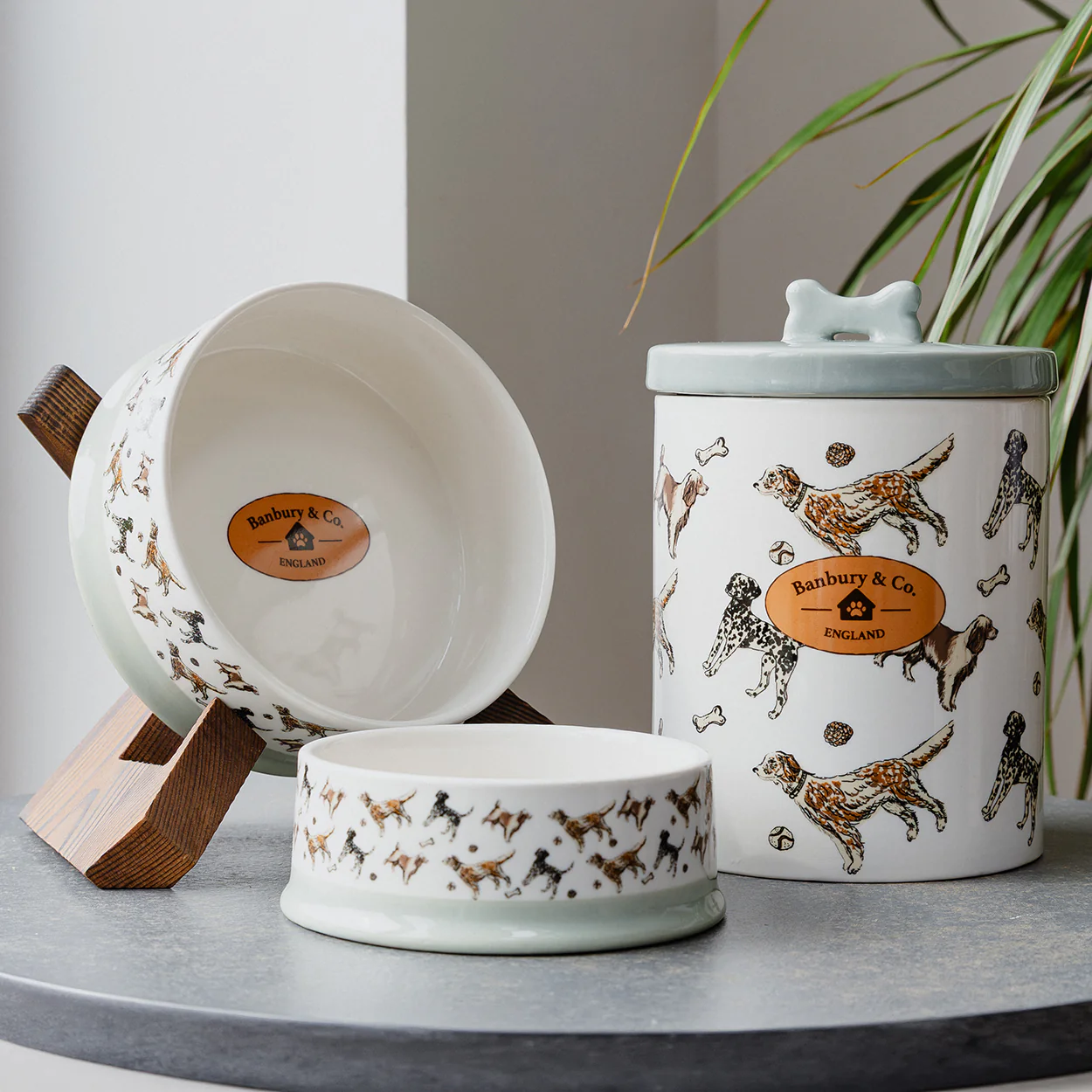 Banbury & Co Rural Retreats Ceramic Pet Treat Jar - Image 2