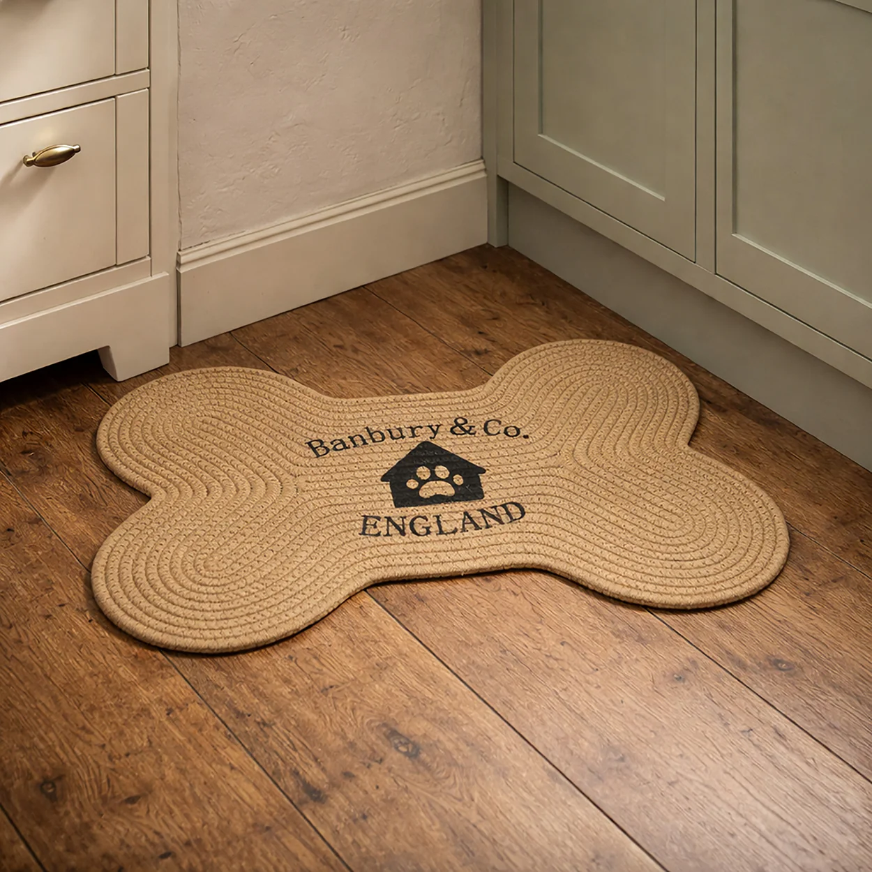 Banbury & Co Rural Retreats Jute Pet Feeding Mat - Image 3