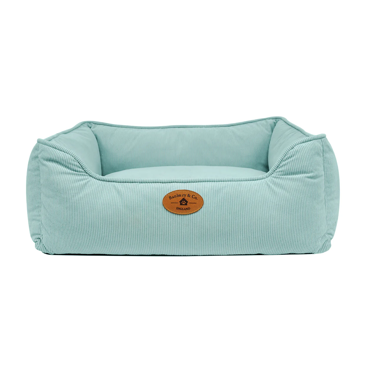 Banbury & Co Rural Retreats Seafoam Corduroy Box Dog Bed - Image 6