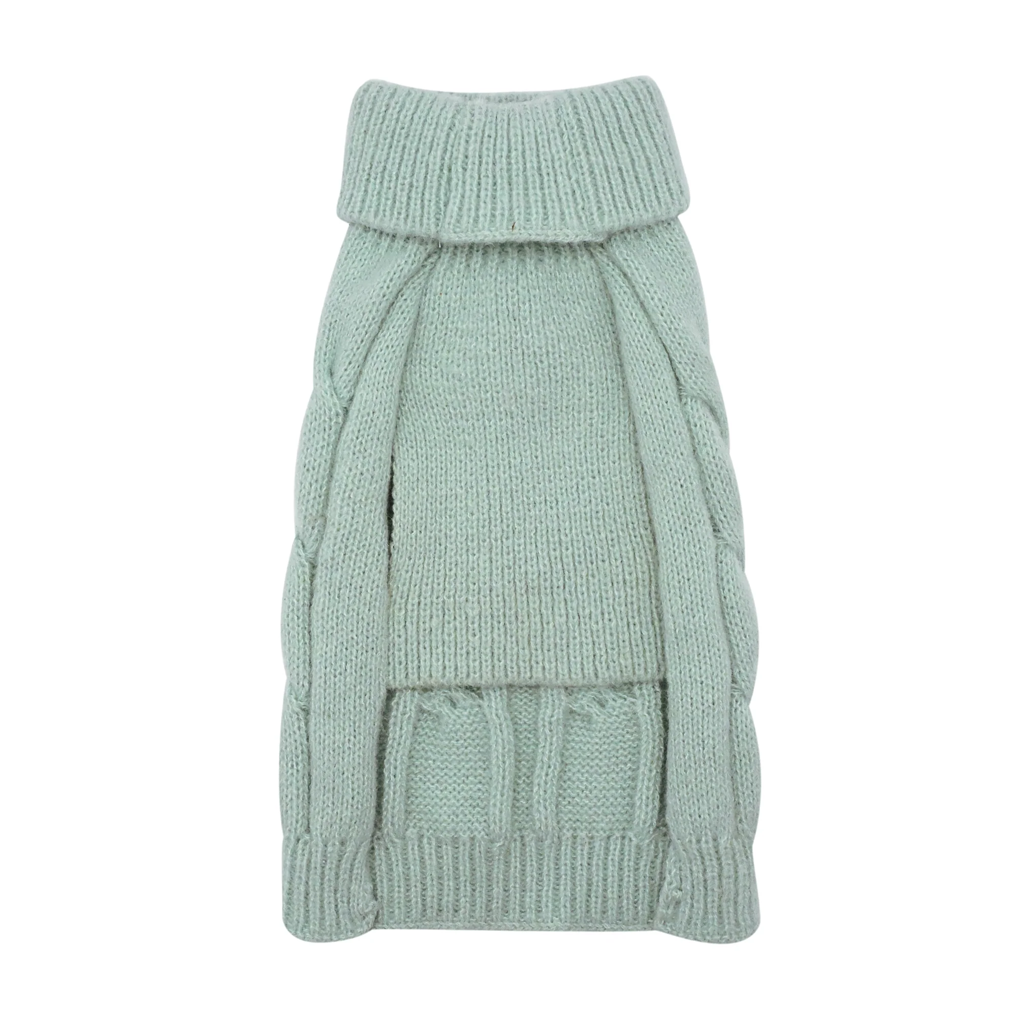 Banbury & Co Rural Retreats Seafoam Knit Dog Jumper - Image 2