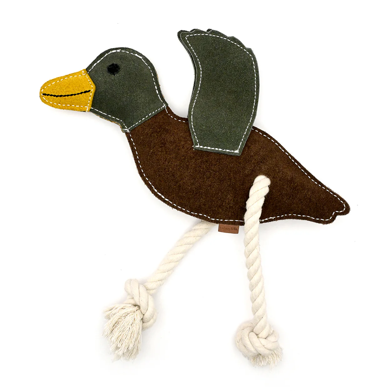 Banbury & Co Rural Retreats Suede Duck Dog Toy - Image 4