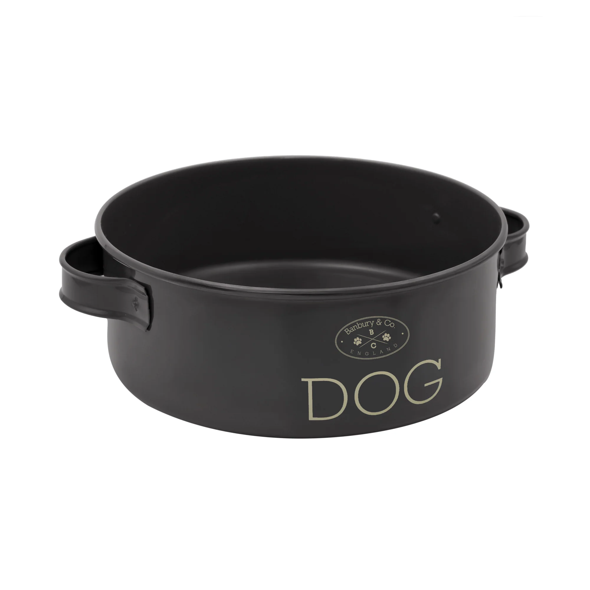 Banbury & Co Galvanized Steel Dog Feeding Bowl | One Size - Image 3
