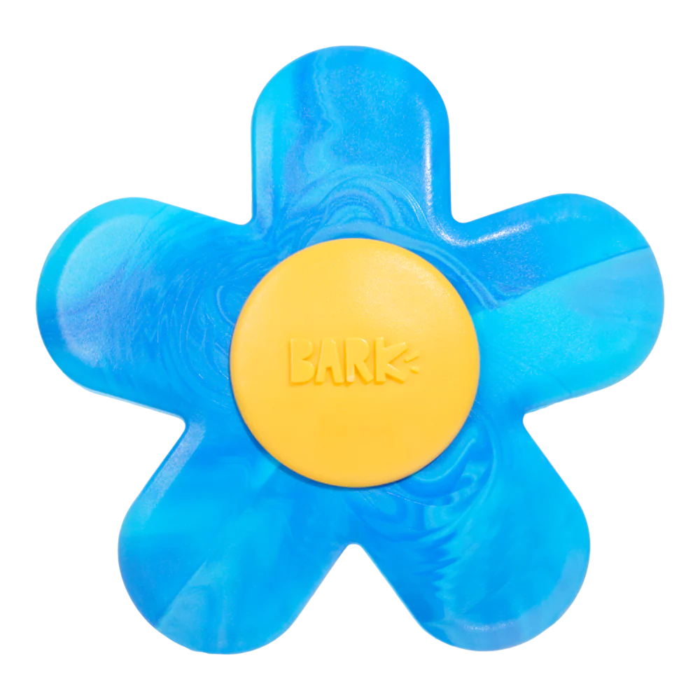 BARK Blue Power Flower Dog Toy