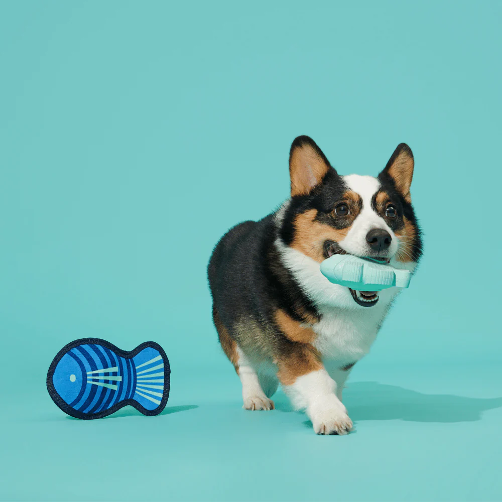 BARK Blue Rad Herring Dog Toy - Image 3
