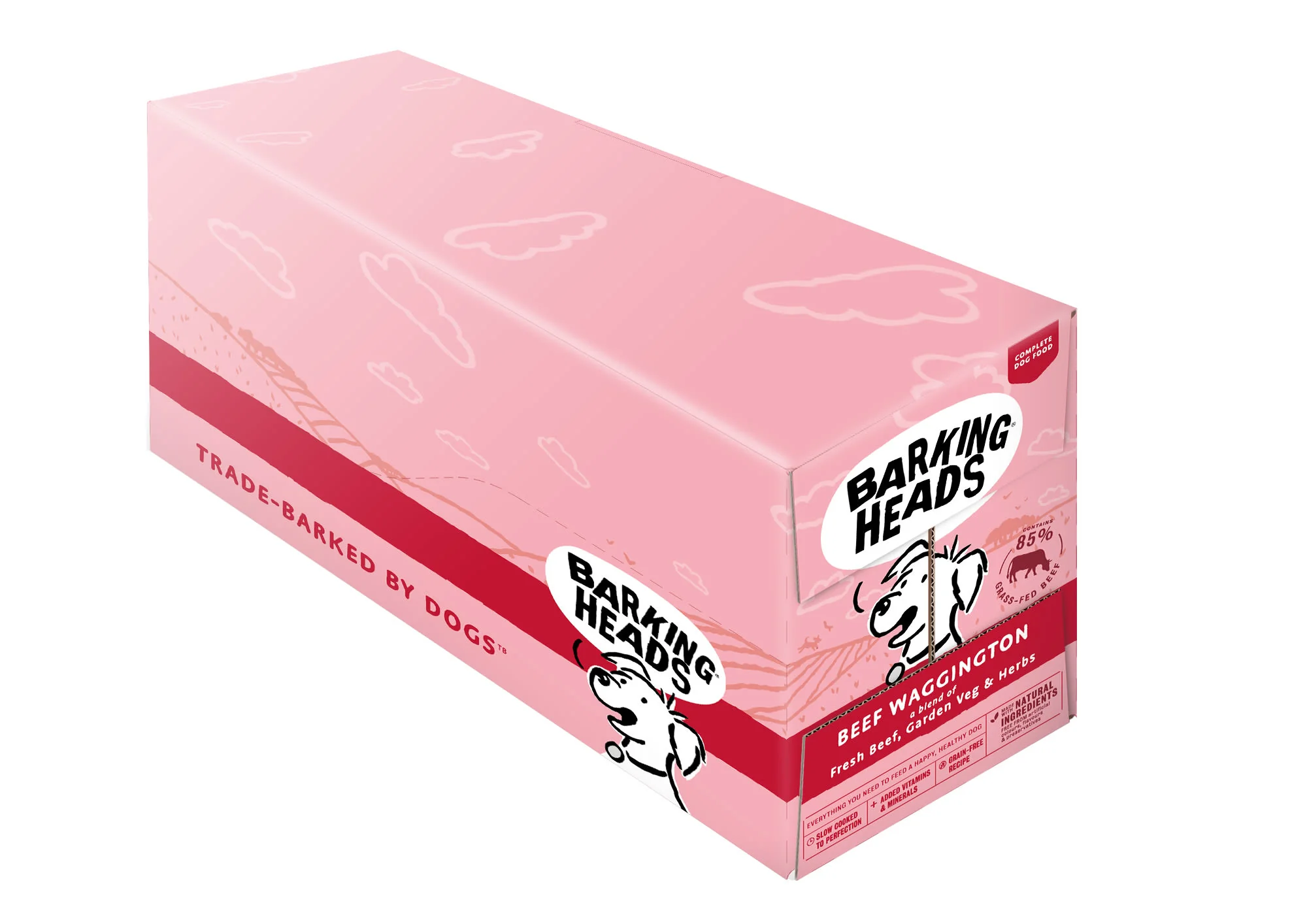 Barking Heads Waggington Adult Wet Dog Food in Pouches - Beef - Image 3