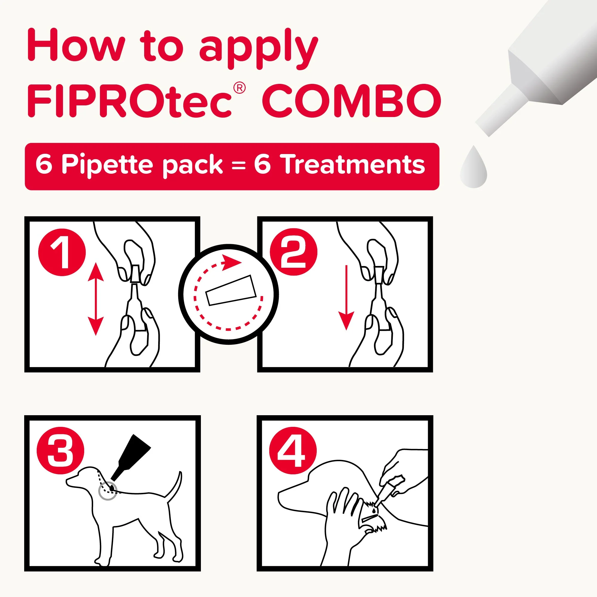 Beaphar FIPROtec Combo Flea & Tick Spot-On Solution for Small Dogs (2-10kg) - Image 4