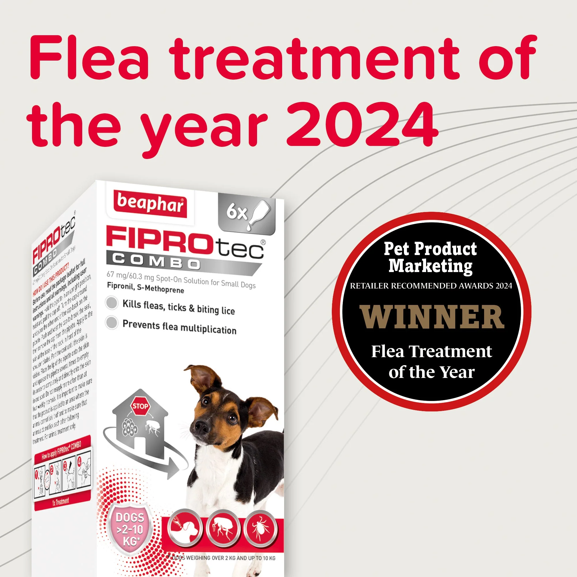 Beaphar FIPROtec Combo Flea & Tick Spot-On Solution for Small Dogs (2-10kg) - Image 8