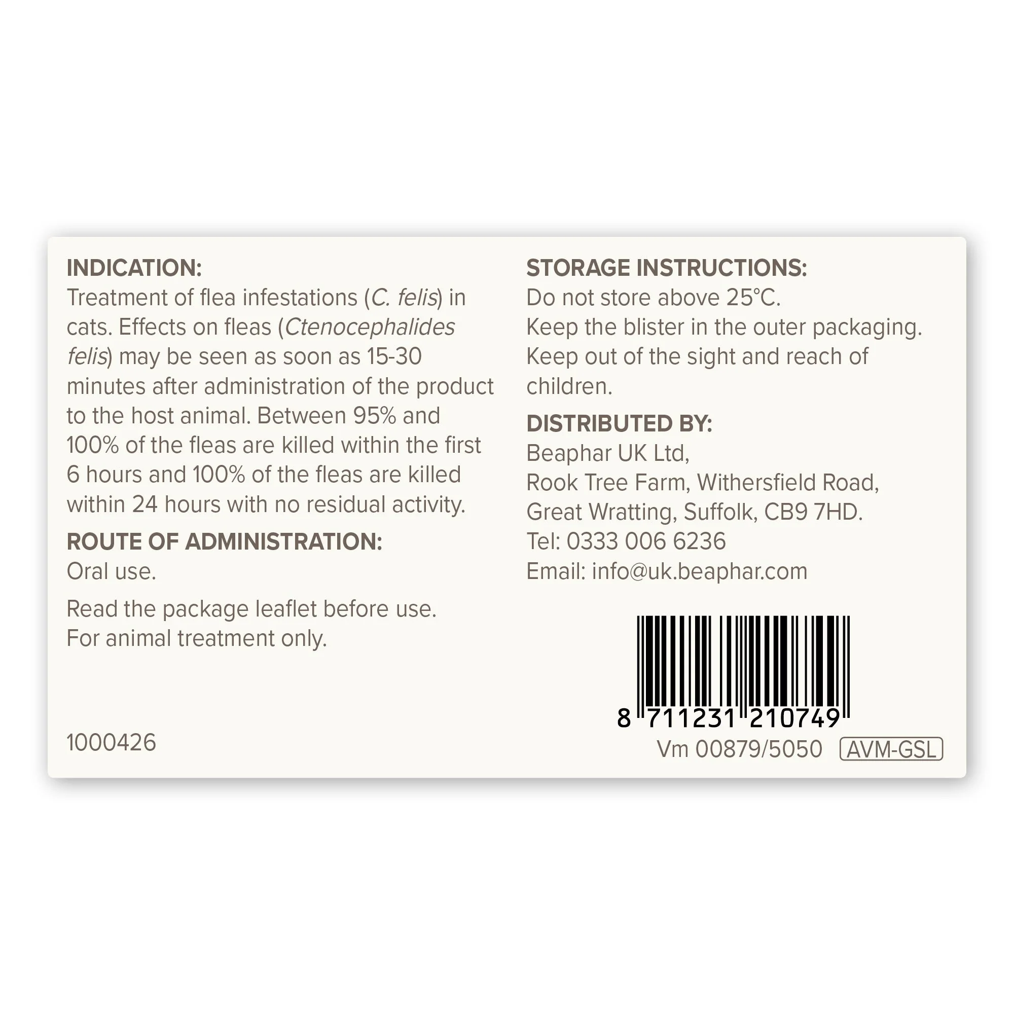 Beaphar Flea Tablets for Cats - Image 3