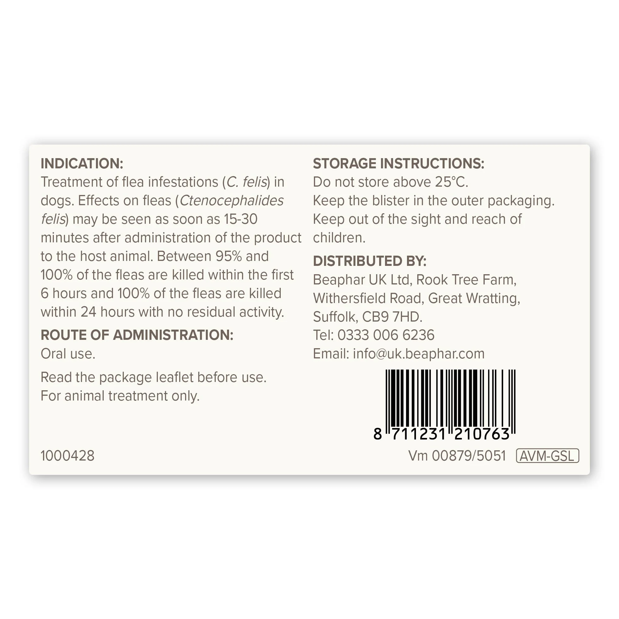 Beaphar Flea Tablets for Small Dogs (1-11kg) - Image 2