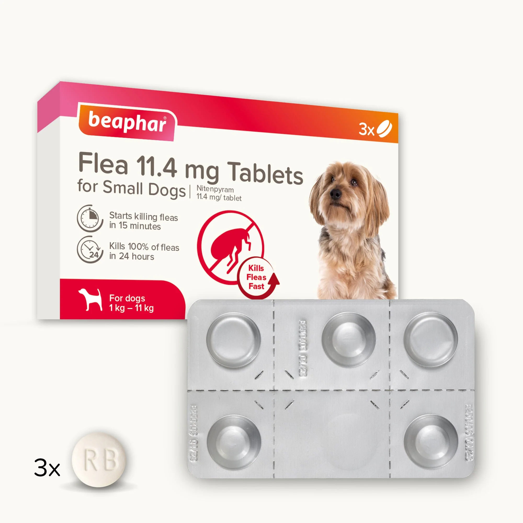 Beaphar Flea Tablets for Small Dogs (1-11kg) - Image 3