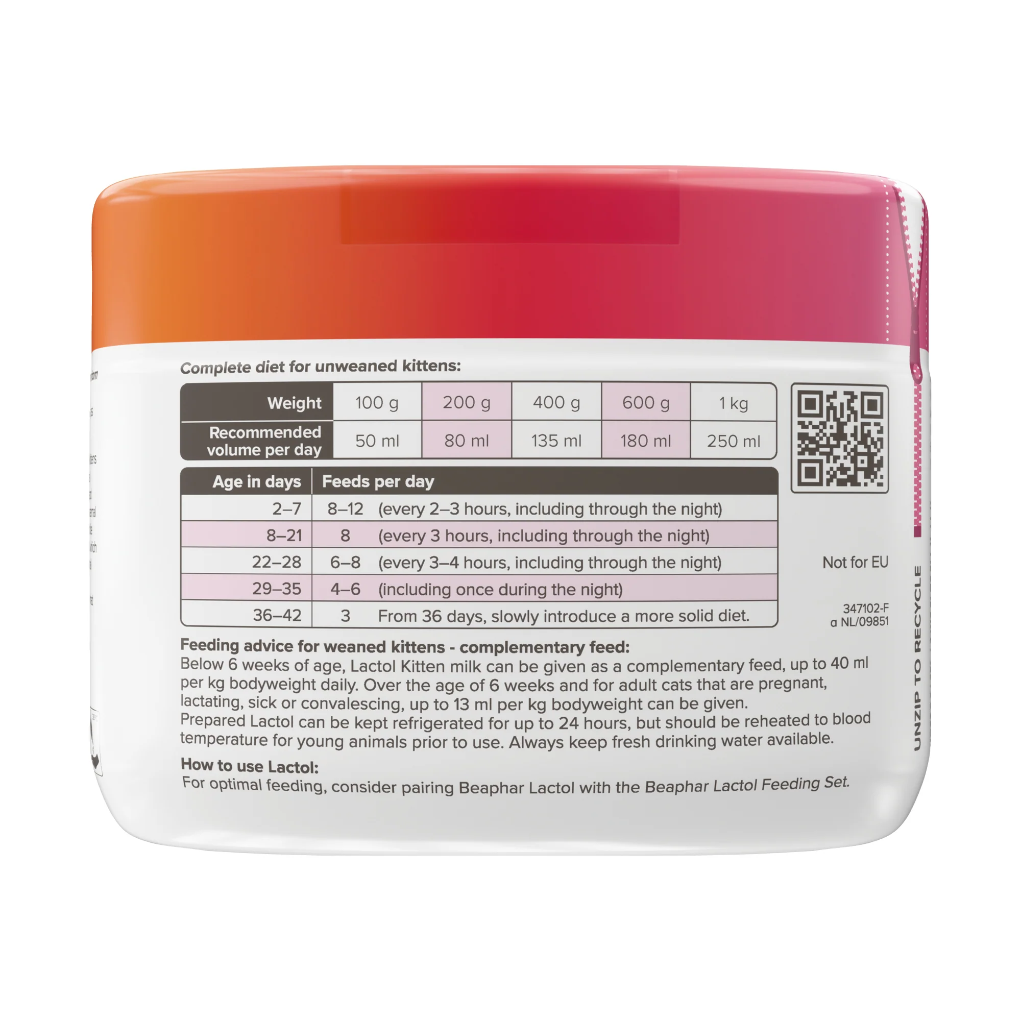 Beaphar Lactol Kitten Milk - Image 3