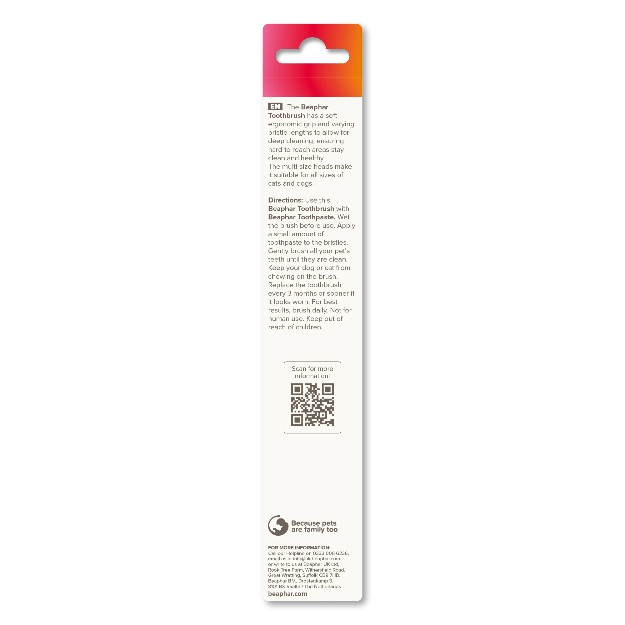 Beaphar Toothbrush for Dog & Cat - Image 3